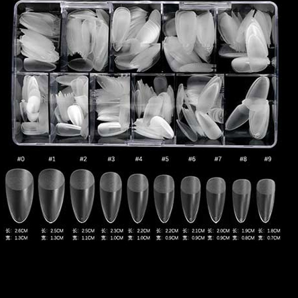 Short Oval Nail Tips