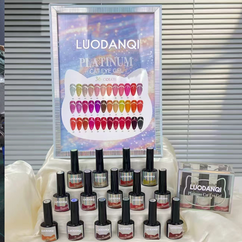 Cat Eye Gel Polish Color Display Set